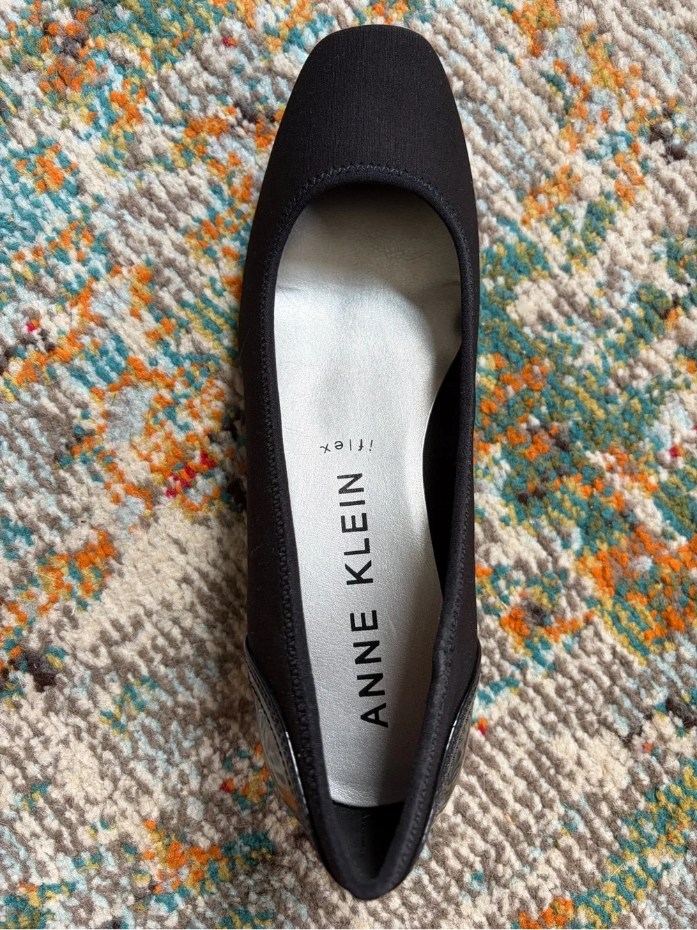 Like New Anne Klein Winner iFlex Black Wedge Pumps, size 8.5